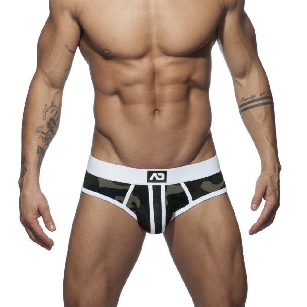Addicted Camo Brief - White